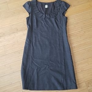 J.Crew grey wool dress